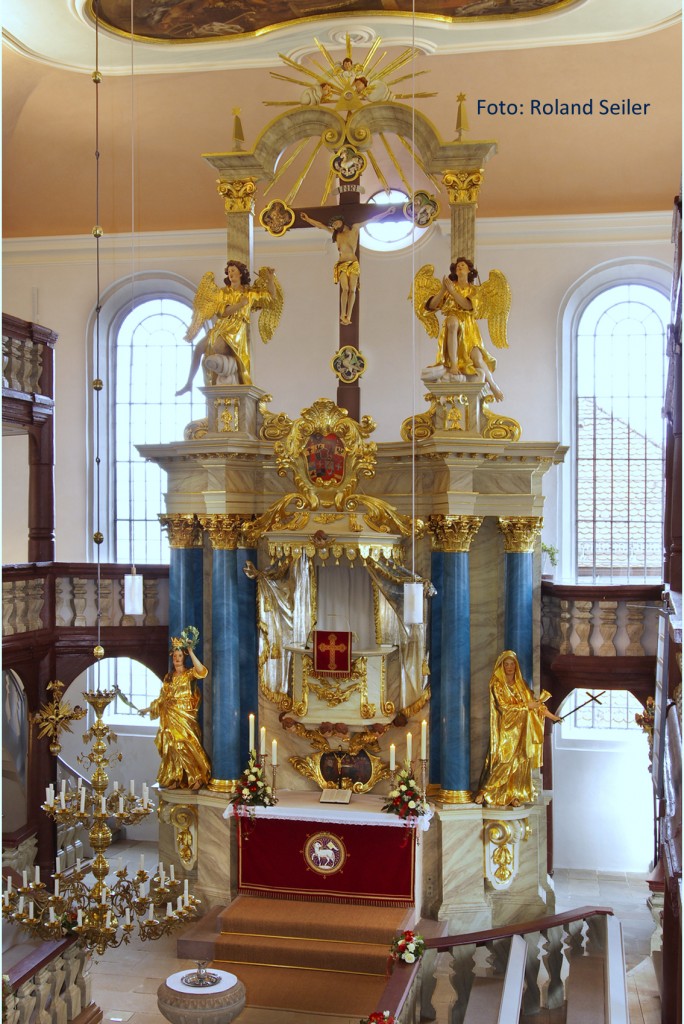 Kanzelaltar in St. Michael von 1730