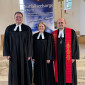 Pfarrer Günter Daum, Pfarrerin Stefanie Krauss, Dekan Jürgen Hacker