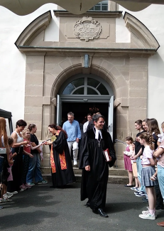 Nach dem Gottesdienst