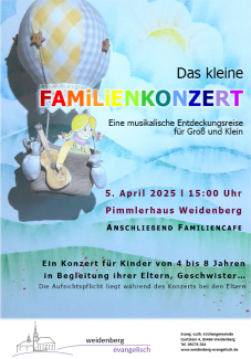 Einladung zum Familienkonzert im April
