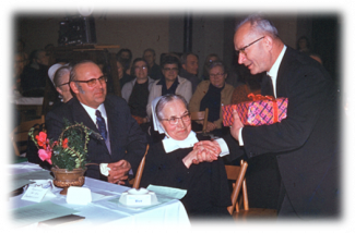 Pfarrer Gerhard Rönsch, Schwester Emma, Pfarrer Theodor Ernstberger