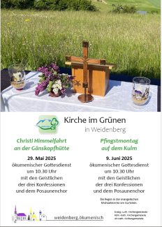 Gottesdienste im Grünen