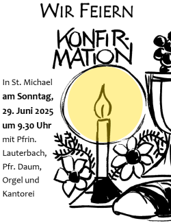 Konfirmation am 29. Juni 2025