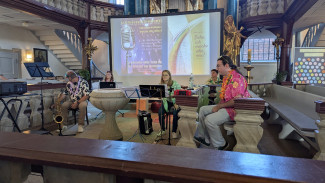 Die Combo beim Schlagergottesdienst