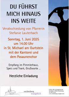 Verabschiedung Pfarrerin Lauterbach