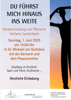 Verabschiedung von Pfrin. Lauterbach
