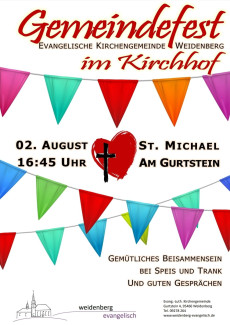 Und nach dem Familienmusical am 2. August: Auf zum Gemeindefest!